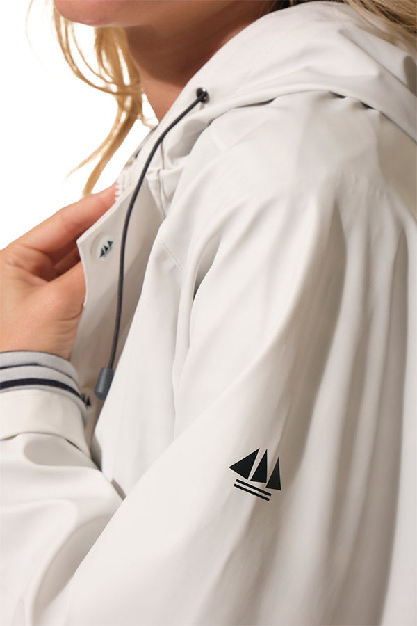 Ciré mixte zippé à capuche