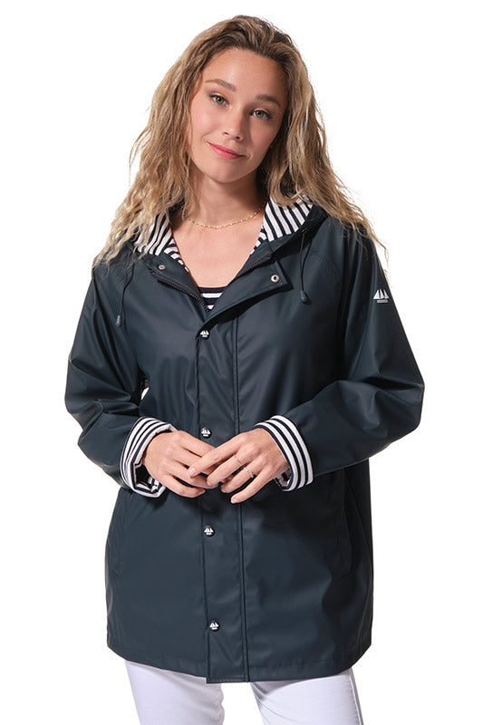 Ciré mixte zippé à capuche