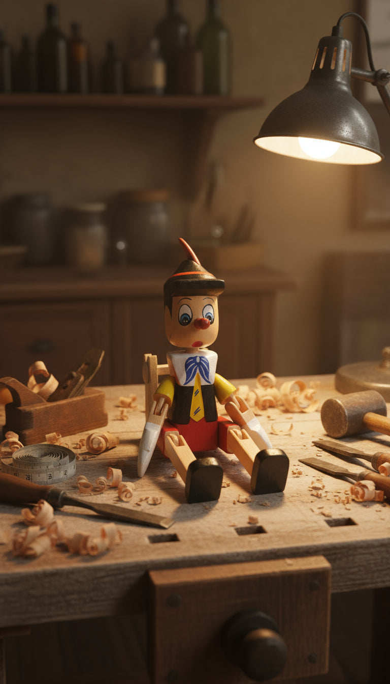 Pinocchio Bois 30cm