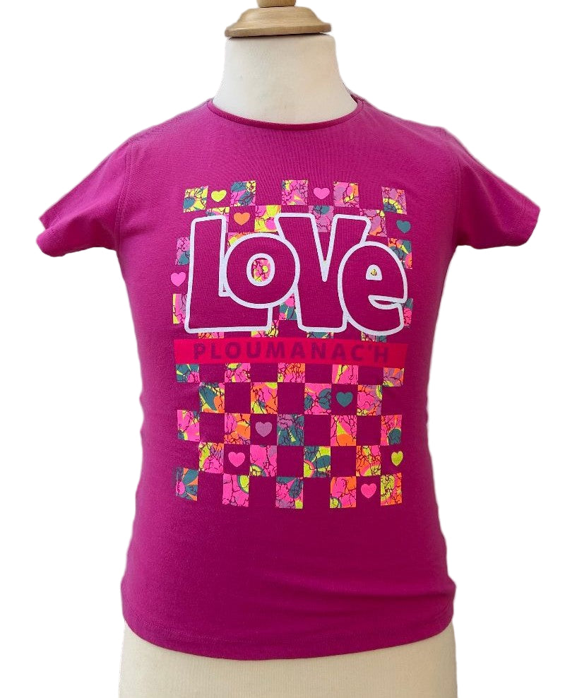 T-shirt LOVE rose
