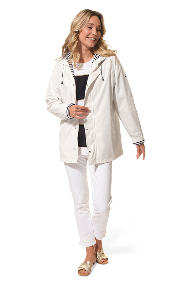 Ciré mixte zippé à capuche