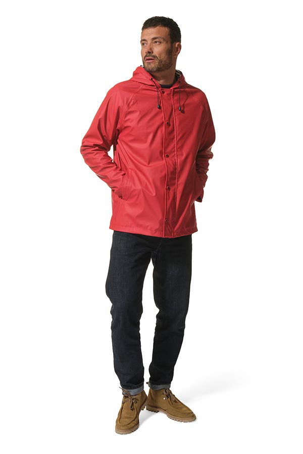 Ciré mixte zippé à capuche