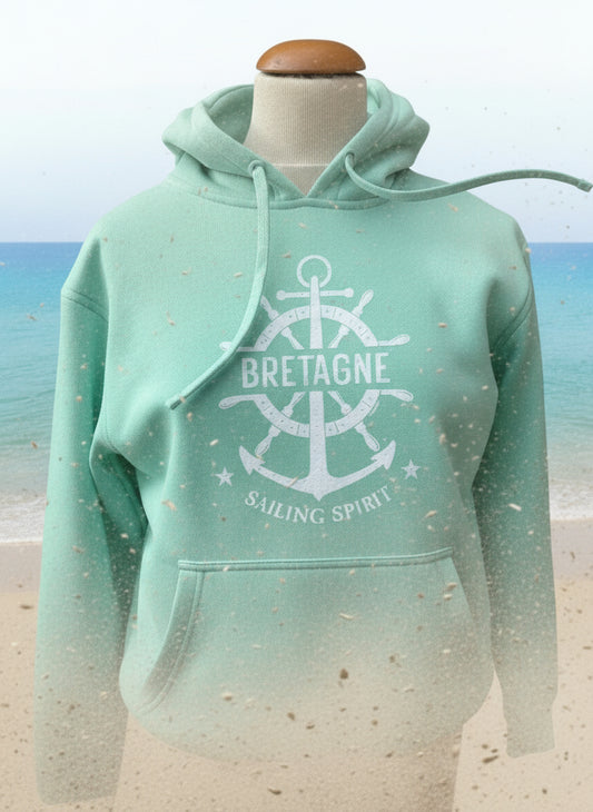Sweat Vert D'eau Sailing Spirit