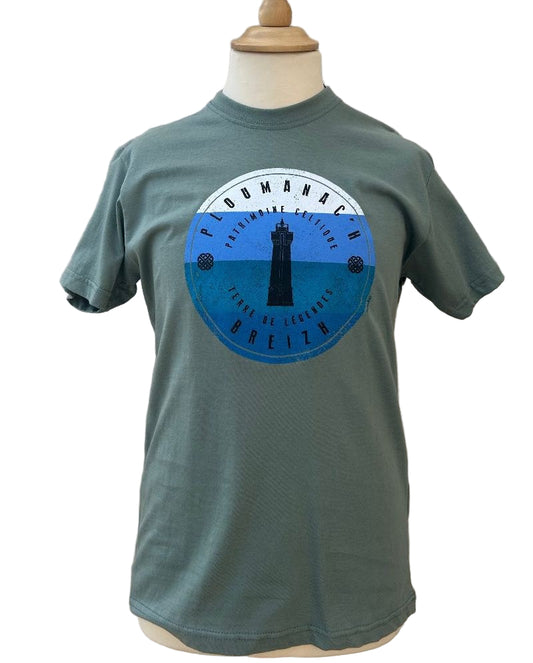 T-shirt vert Ploumanac'h